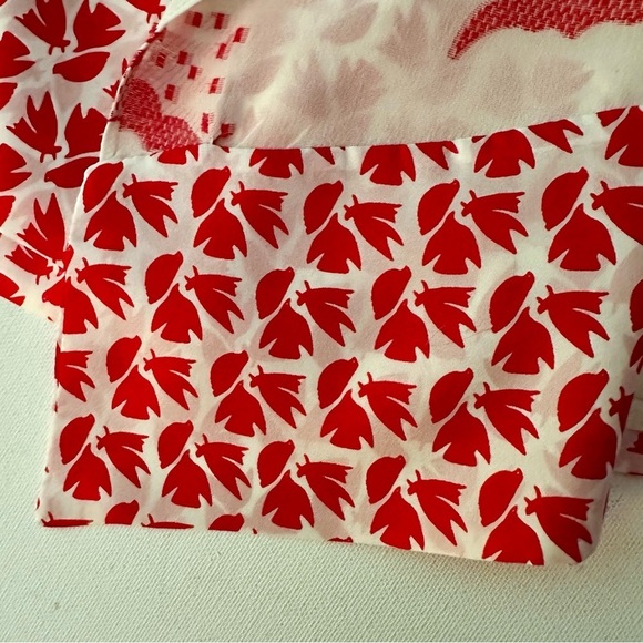 Diane Von Furstenberg Womens Size 2 Blouse Silk Cowl Neck Asymmetrical - Picture 13 of 16